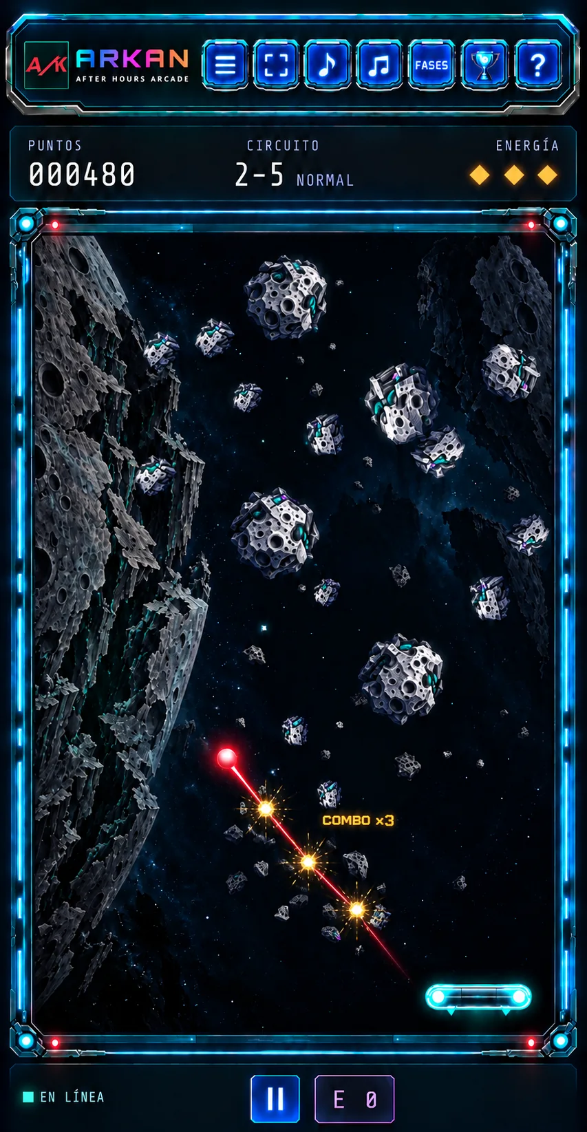 ARKAN 2-5 · ASTEROIDES
